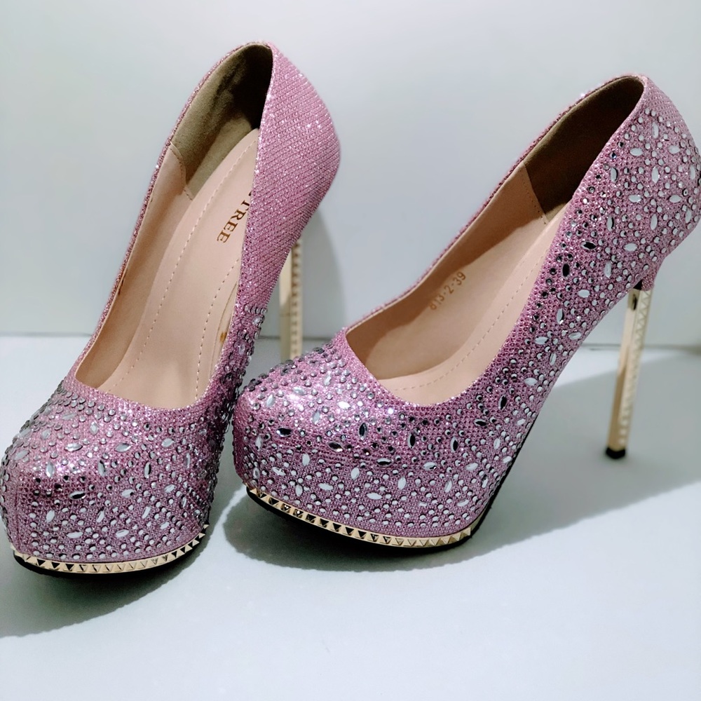 Jeweled Stiletto Heels